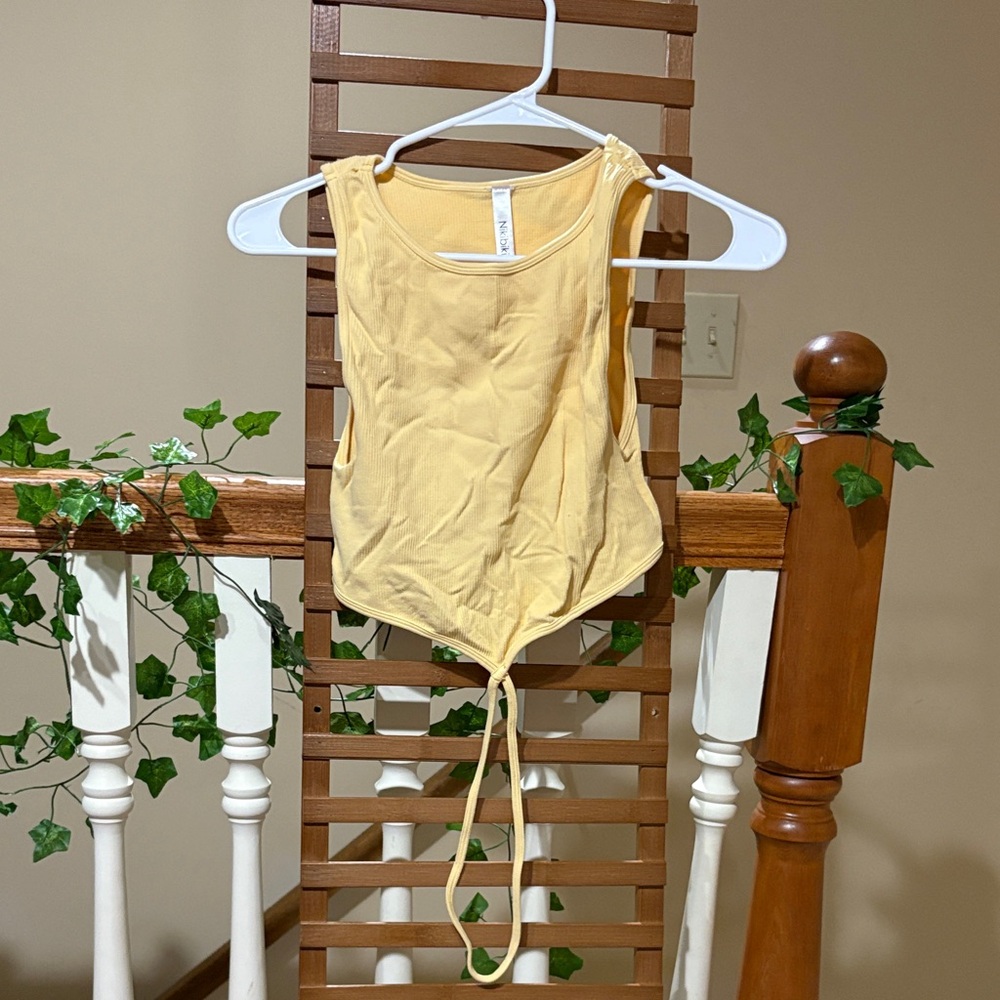 Nikibiki Light Yellow Tank Top